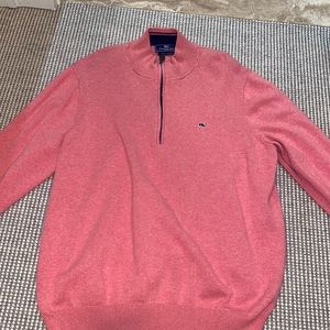 Pink Zip up pullover from Vineyard Vines